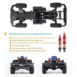 Traction Hobby 1/8 Tank300 RC Off-Road Vehicle Hard Shell 4WD 2WD Electric Remote Control Climbing Car Crawler Axle Lock 2Speed