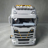 SC 770S 1/14 8*8 Radio Control Tractor Truck Wheel Side Reduction Axles Three Speed Transmission Hobbywing 1060 ESC 35T Motor