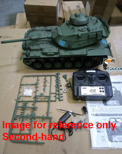 Fast Free Shipping Second Hand EU Stock TD Model 1/16 RC Tank M60A3 USA Remote Control BB Infrared Battle Model Smoke