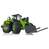 8. 1/14 Scale Articulated Loader 470 Quick-Change Bucket and Fork Closeup  
