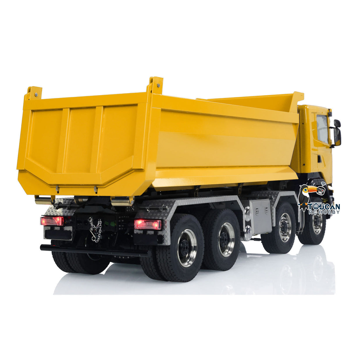 8. 1/14 Scale 8x8 Dump Truck TH-X G88 PNP Version Without Battery Charger Rear  
