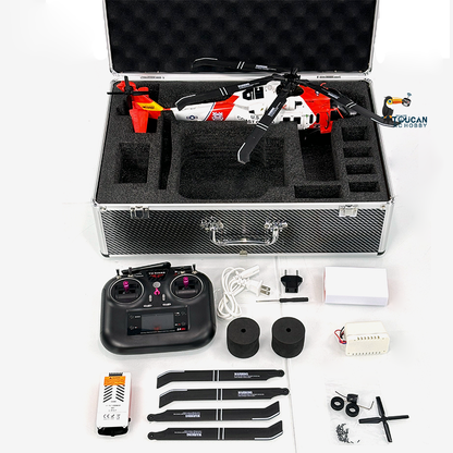 TOUCAN RC HOBBY RC Helicopter F09-H 1/47 Scale Naval Rescue Aircraft SH60 6CH Aircraft GPS Light Highly Realistic Appearance Flight Safety Assurance
