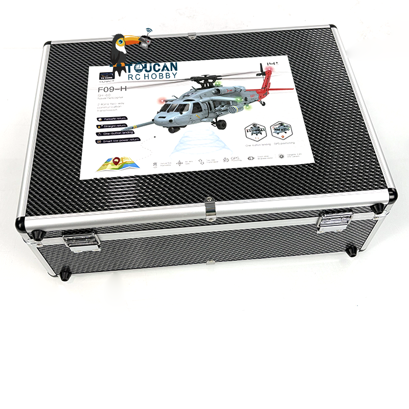 TOUCAN RC HOBBY RC Helicopter F09-H 1/47 Scale Naval Rescue Aircraft SH60 6CH Aircraft GPS Light Highly Realistic Appearance Flight Safety Assurance