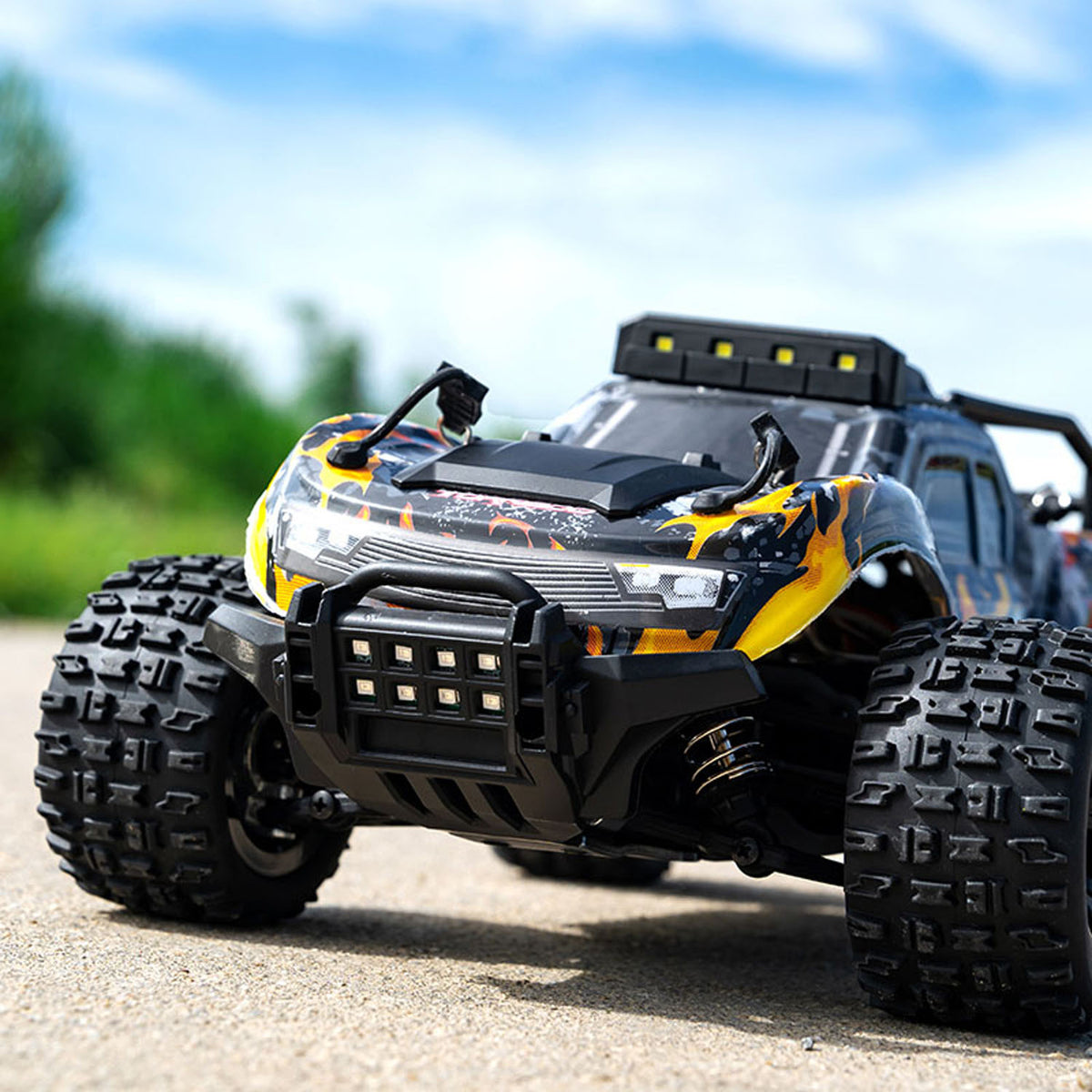 1/18 2,4 GHz RC 4WD Auto C8810 Fernbedienung High Speed Off Road Fahrzeug RTR Carbon Pinsel Motor ESC Servo LED Lichter Batterie