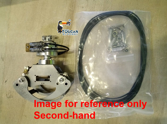 Fast Free Shipping Second Hand EU Stock Metal Hydraulic Claw Grab for 1/14 RC Crane Truck Remote Control Dump Car Model