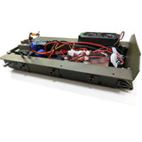 Metal Chassis Smoke Unit Gearbox Power Blue Motor Speaker Switch for Henglong 1/16 RC Battle Tank 3898 USA M4A3 Sherman Model