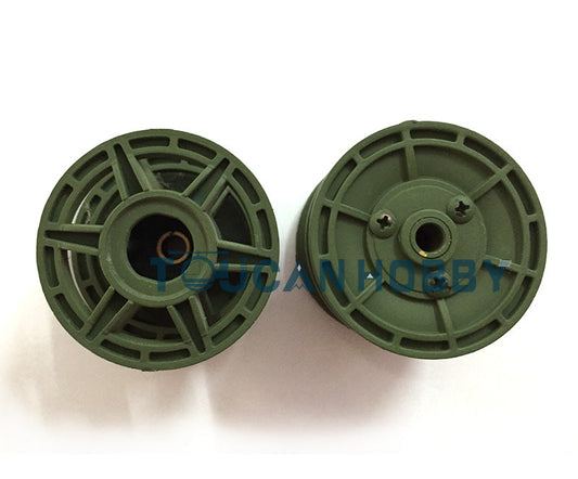 IN Stock Henglong 1Pair Plastic Idlers Wheels for 1/16 Scale 3888 German King Tiger Porsche RC Tank Spare Replacement Accessory
