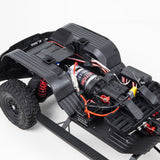 4x4 RC Off Road Vehicle 1/8 Radio Control Pickup Truck Differential Locks 2Speed Transmission Metal Gears Hobbywing ESC Lights