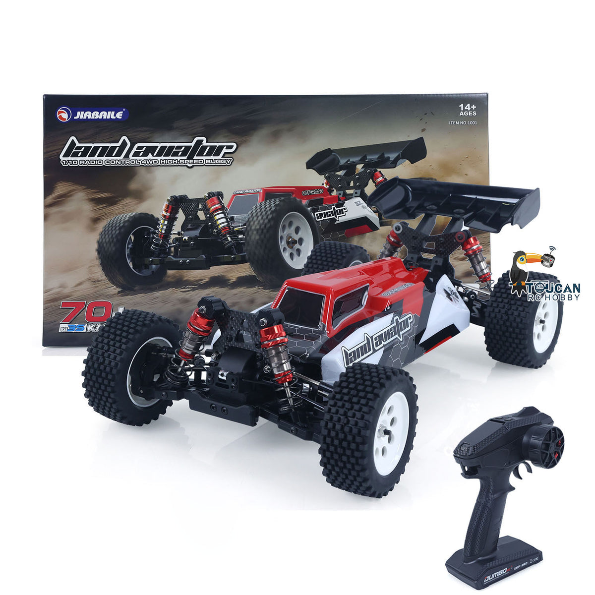 Nylon Frame 1/10 High Speed Remote Control Off Road Car 1001 RC Model Vehicle Hobbywing 60A Brushless ESC Metal Drive Shaft