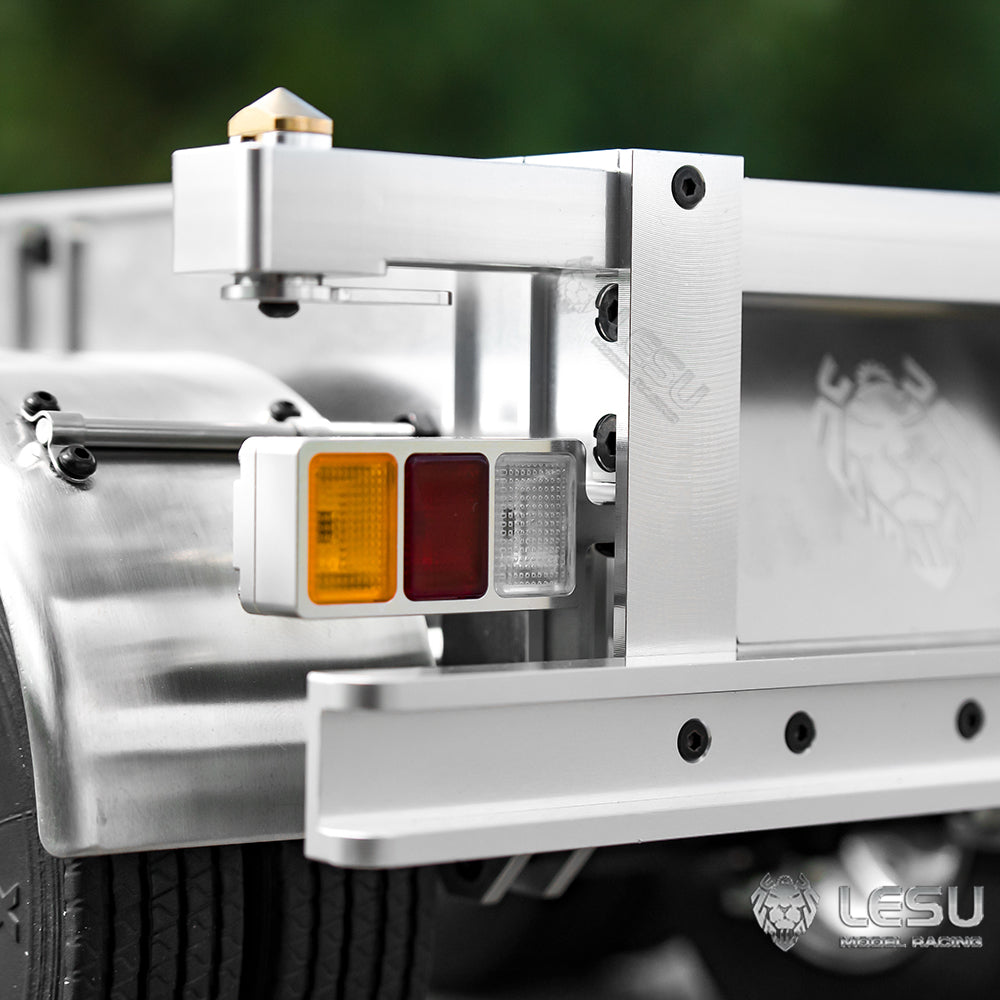 TOUCAN RC HOBBY LESU 40ft 20ft Metal Trailer Chassis for 1/14 Radio Controlled Tractor Container Truck RC Cars Model