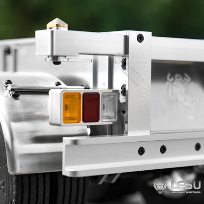 TOUCAN RC HOBBY LESU 40ft 20ft Metal Trailer Chassis for 1/14 Radio Controlled Tractor Container Truck RC Cars Model