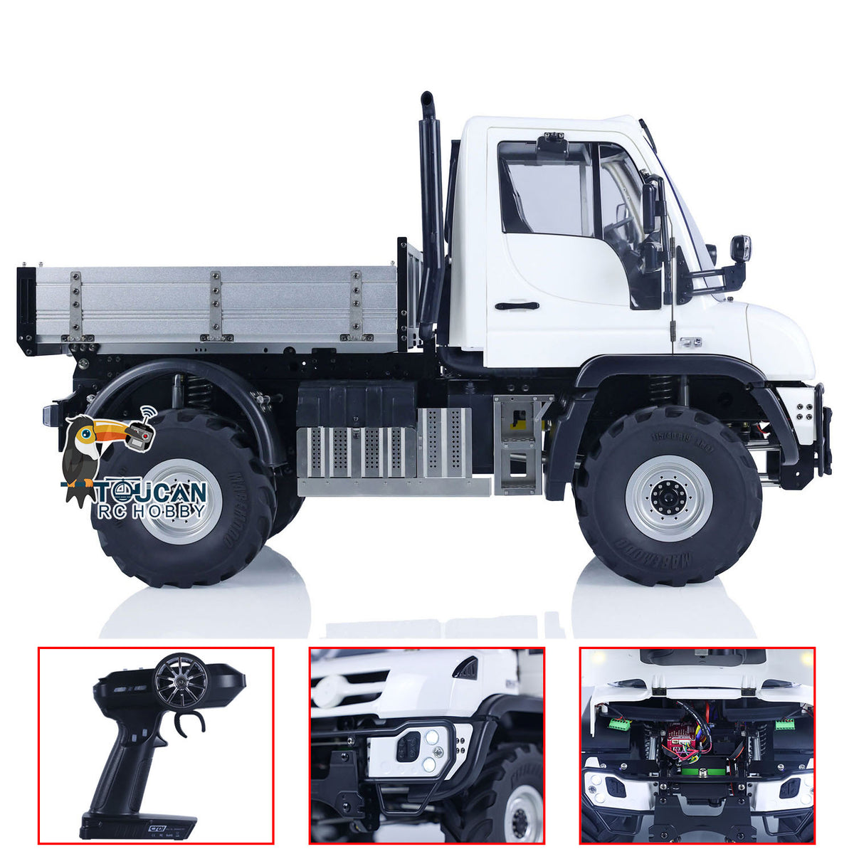 Toucan Hobby 1/10 U423 RC Crawler Kletterauto 4X4 Ferngesteuerte Geländewagen Spielzeugmodell Sounds Motor Servo