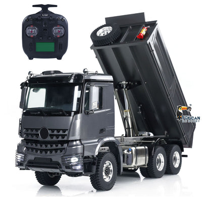 Metall 1/14 Hydraulische RC Dump Lkw 3363 6x6 Fernbedienung Kipper Auto Sound Licht