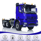 3363 RC Lorry Car 1/14 Radio Controlled Tractor Truck Model 6x6 NO Lock Differential Axle 2Speed 10CH Radio Brush Motor ESC