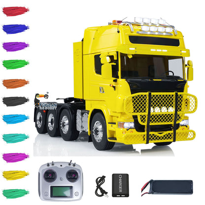 1/14 RC Sattelzugmaschine RTR Fernbedienung Auto Raucheinheit TOUCAN 8X8 Metallchassis 2-Gang-Getriebe
