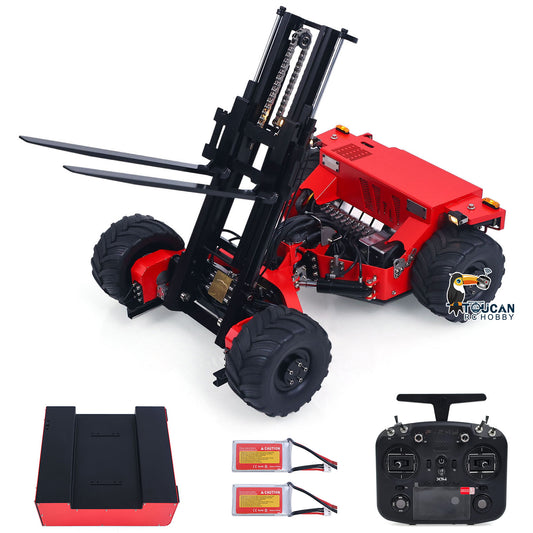 In Stock TOUCAN RC HOBBY SFrog BM214 Metal 1/14 RC Hydraulic Mounted Forklift Remote Control Truck 5 Way Valves Scale Machinery Enthusiasts