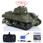 Henglong 1/30 Plastic USA M26 Pershing 3838 M4A3 Sherman 3898 RTR RC Tank With Infrared Combat System Battle Military Vehicle Model