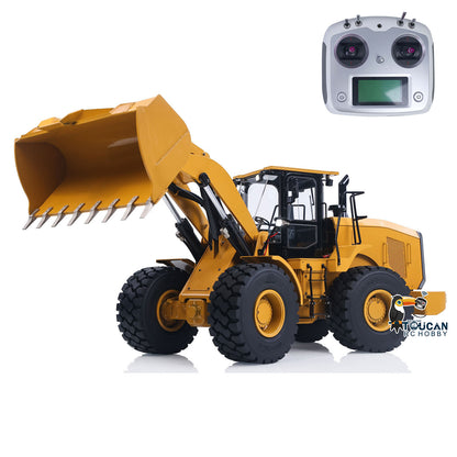 TOUCAN RC HOBBY 1/12 Metal Remote Control Hydraulic Loader DIM C950 2Speed Grarbox 5CH Valve RC Heavy Machine Model Hobbywing Brushed ESC