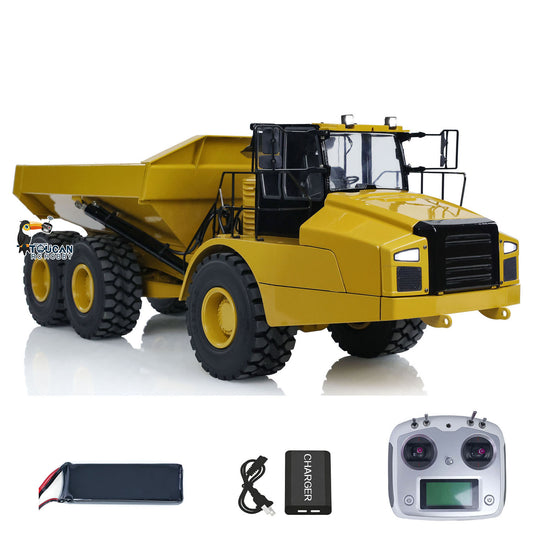 TOUCAN RC HOBBY JZM K745 1/14 Metal RC Hydraulic Articulated Truck Brushless Motor 2-Way Valve 2-Speed Transmission for Scale Machinery Enthusiast