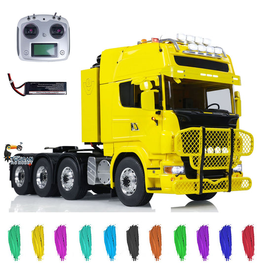 1/14 RC Tractor Truck RTR Remote Control Car Smoke Unit TOUCAN 8X8 Metal Chassis 2-speed Transmission