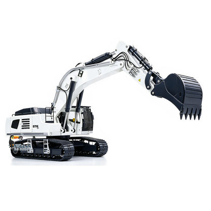 TOUCAN RC HOBBY 1/12 Metal Hydraulic Remote Control Excavator LR976 6CH Valves RC Digger RTR Model Dual Pump Brushless Motor Light Sound System