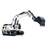 In Stock Pre-Order 1/12 Metal Hydraulic Remote Control Excavator LR976 6CH Valves RC Digger RTR Model Dual Pump Brushless Motor Light Sound System