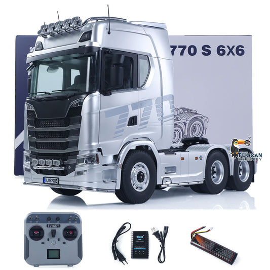 TOUCAN RC HOBBY Fast  Free Shipping 1/14 KABOLITE RC Tractor Car 770S 100 6x6 Romote Control Truck 2Speed Gearbox Differential Lock Vehicle 6WD Sound