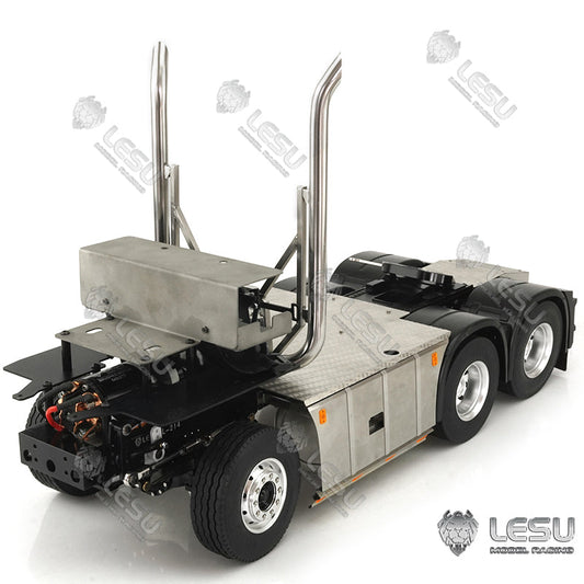 TOUCAN RC HOBBY LESU 1/14 Metal 6*6 Chassis Side Light Motor Servo for TAMIIYA Radio Controlled Tractor Truck DIY Cars Model Vehicles
