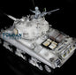 Henglong 1/16 Profession TK7.0 USA M4A3 Sherman 3898 RTR RC Tank BB IR Smoke 360 Degrees Turret Metal Tracks Sprockets Idlers Road Wheels
