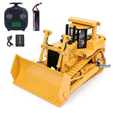 JDMODEL Metall 1/14 RC Bulldozer Hydraulische DXR2 Ferngesteuertes D10T Raupen-Planierraupenmodell 685*356*323MM 3T Soundsystem