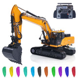Super Frog Metal 1/14 Remote Control Hydraulic Excavator E400 Pro 9CH Valves 2Arms RC Digger 3 Pump Frsky XE Radio No Battery