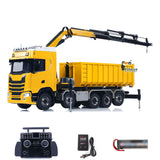 770S 1:14 5 Achsen Metall RC Hydraulische Muldenkipper Licht Sound Fernbedienung Kran Volle Dumper