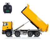 Metal 1/14 Remote Control Hydraulic Dump Truck 8x8 Full Tipper Car Differential Painted Assembled Vehicle