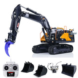 MTM EC380 Metal 1/14 RC Hydraulic Excavator 5-ways Reserving Valve Manually Quick-Release Coupler for Scale Machinery Enthusiasts