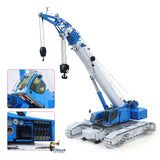 Eyewhale 1/14 Metal Remote Control Hydraulic Telescopic Crawler Crane Truck 10-way Valves RC Hoist Model Frsky Radio 5D Joystick