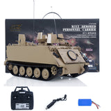 1/16 Tongde RC Tank M2412-B M113A1 ACAV Infrared 360 Turret Rotation Smoking Light Sound Remote Control Electric Model RTR