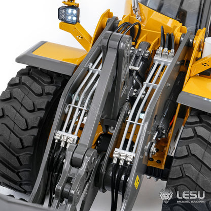 TOUCAN RC HOBBY LESU 1/14 Hydraulic RC Wheel Loader L220H Metal Model 4WD Brushless Motor 2 Speed Drive Differential Lock Quick Release Bucket Sound