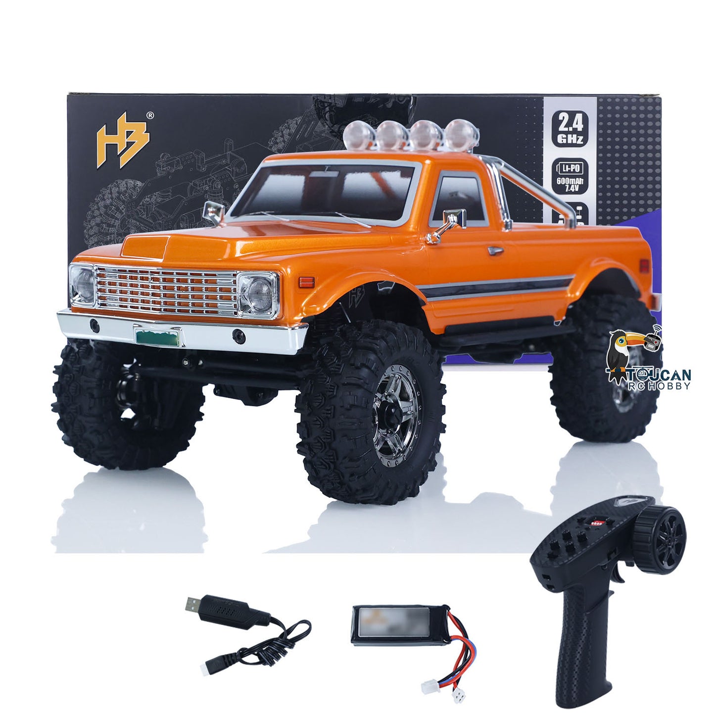 CR18P 1810504 Convoy EVO V2 Hobby Plus 1/18 AWD Fernbedienung Rock Crawler Elektrische Mini RC Off Road Fahrzeug Lichter Batterie