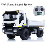 Free Fast Shipping Metal 4x4 1/14 RC Hydraulic Dumper Trucks Remote Control Tipper Dump Car Simulation Vehicle Hobby Models