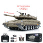 Henglong 1/16 TK7.0 IDF Merkava MK IV 3958 RTR RC Tank with Dual Battery Barrel Recoil 360 Degrees Turret Smoke BB Unit IR Metal Sprockets Idlers Road Wheels Tracks Gearbox