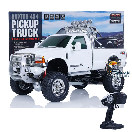 TOUCAN RC HOBBY HG 1/10 RC Pickup Truck P410 4x4 Remote Control Rally Car Racing Crawler 2.4G Radio Motor ESC without Battery