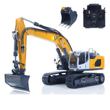 1/14 Scale Metal Hydraulic RC Excavator 945 Remote Control Painted Trucks Model W/ PL18EV Radio Light Motor Servo