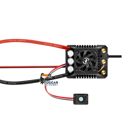 Hobbywing Wasserdichter bürstenloser Regler EZRUN MAX6 200A G2 für 1/6 1/7 RC Crawler Fahrzeug Fernbedienung Kletterauto DIY Teile Modell