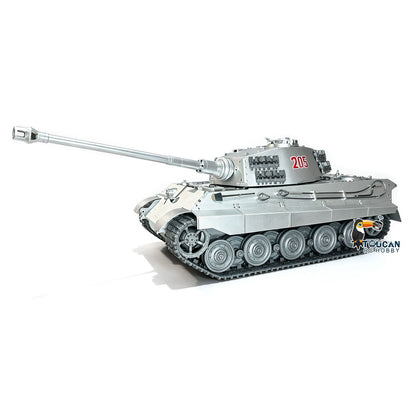 TOUCAN RC HOBBY Henglong 1/16 King Tiger Heavy RC Tank 3888 Metal Remote Control Military Tanks BB Firing 360 Degree Turret Smoke Light Sound