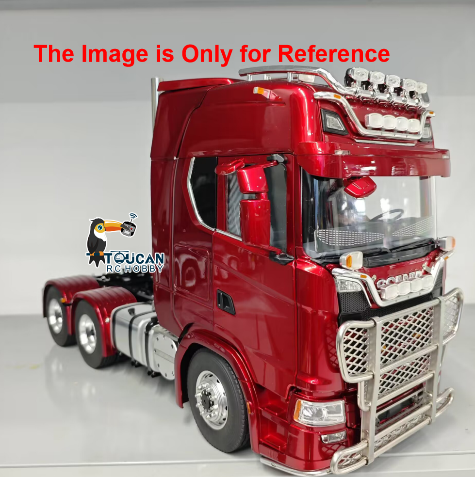 In Stock Second Hand CN Stock TOUCAN 1/14 RC Tractor Truck 6*6 770S Metal Chassis Light Sound Smoke Differential