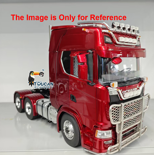 In Stock Second Hand CN Stock TOUCAN 1/14 RC Tractor Truck 6*6 770S Metal Chassis Light Sound Smoke Differential