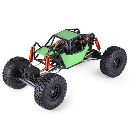 RTR RC Geländewagen im Maßstab 1/10, 4 x 4, ferngesteuerter Rock Crawler, Elektro-Truck, lackiert und montiert, mit einer Höchstgeschwindigkeit von 30 km/h