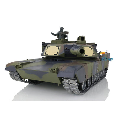 HengLong 3918 RTR RC Tank Full Metal Chassis With Plastic Hull TK7.1 Leopard2A6 M1A2 Sound Main Board with 360 Degrees Turret Barrel Recoil BB