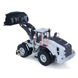 MTM E260L Metal 1/14 Loader Hydraulic Wheeled Model with Differential Locks and 2-Speed Gearbox including ST8 Radio Sound Light Kit White without Battery