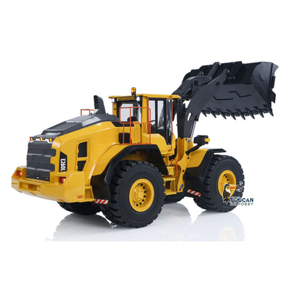 MTM E260L Metal 1/14 Loader Hydraulic Wheeled Model with Differential Locks and 2-Speed Gearbox including ST8 Radio Sound and Lights without Battery